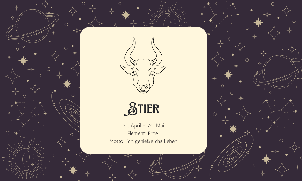 Sternzeichen Stier im Jahreskreis 